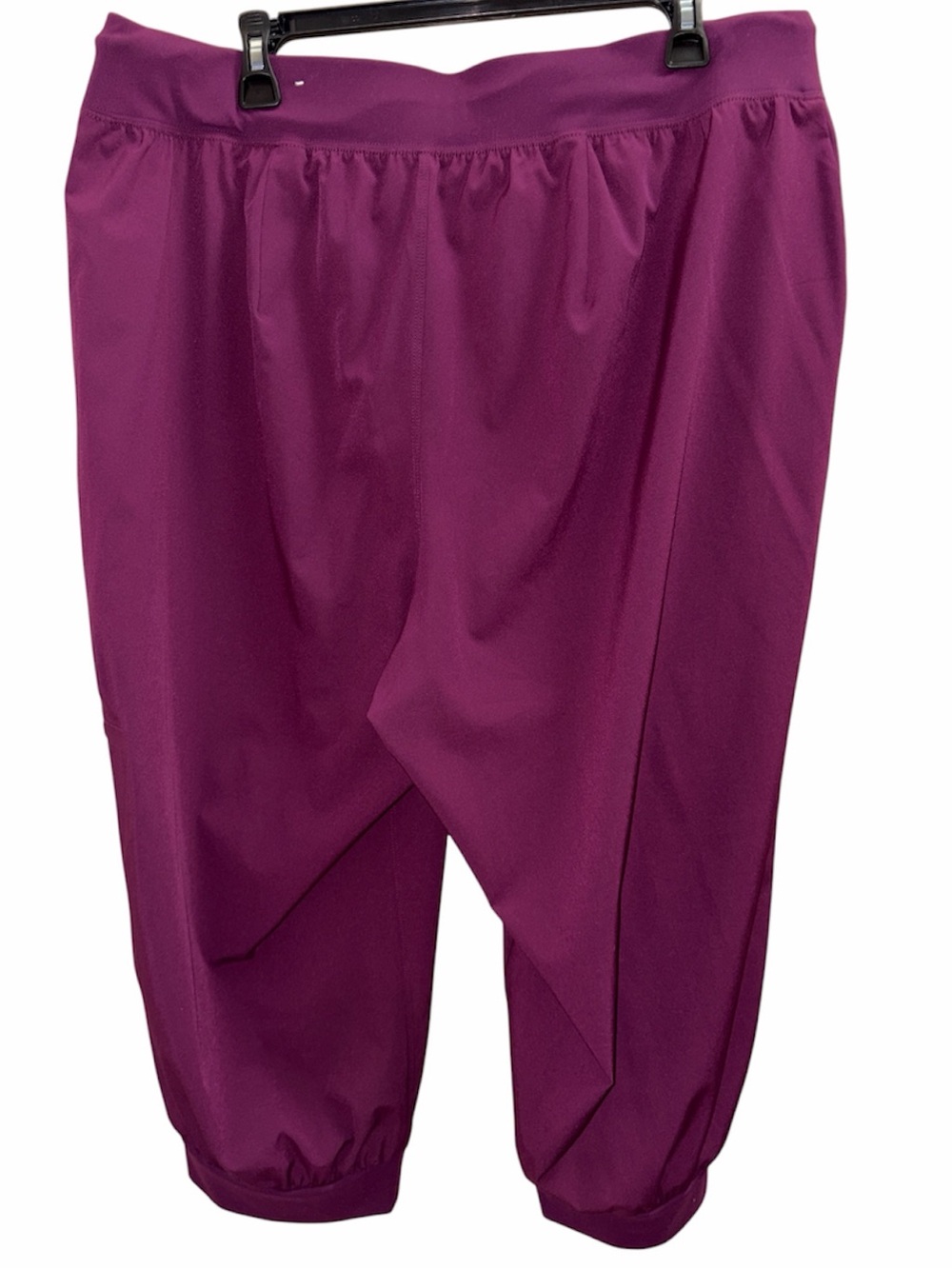 LIVI for Lane Bryant Cargo Capri Joggers 18/20 Plum EUC - Picture 5 of 11